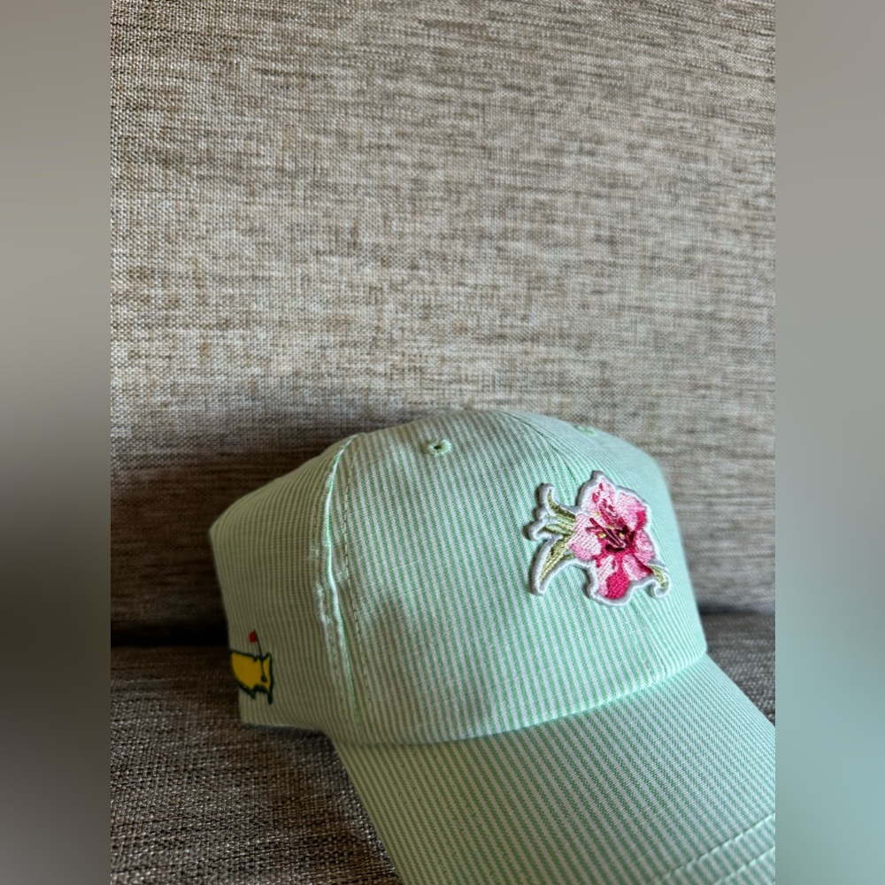 RARE NWT Authentic Masters Ball Cap with Flower